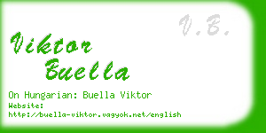 viktor buella business card